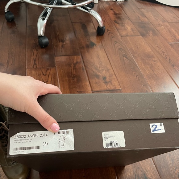 Gucci 2012 Brown Angeo Lace Up Heeled Bootie - Size 38 - Picture 3 of 16